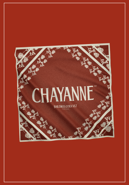 BANDANA ROJA CHAYANNE "BAILEMOS OTRA VEZ"